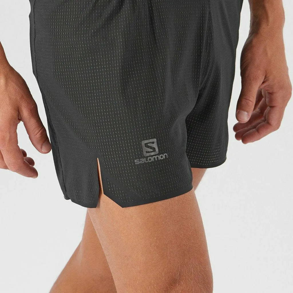 Salomon Sense Aero 4'' Short M Black - Pantaloncini Trail Running