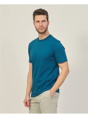 T-shirt girocollo Boss in jersey di cotone