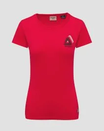 T-shirt rossa da donna Dolomite Gard G SS