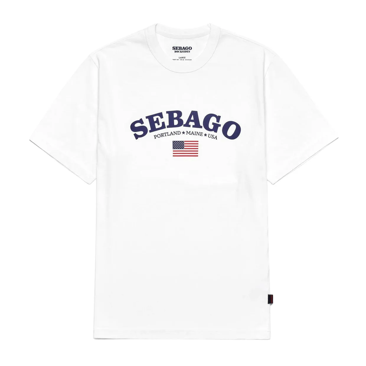 T-shirt Uomo Sebago Wiscasset Bianco