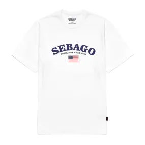 T-shirt Uomo Sebago Wiscasset Bianco