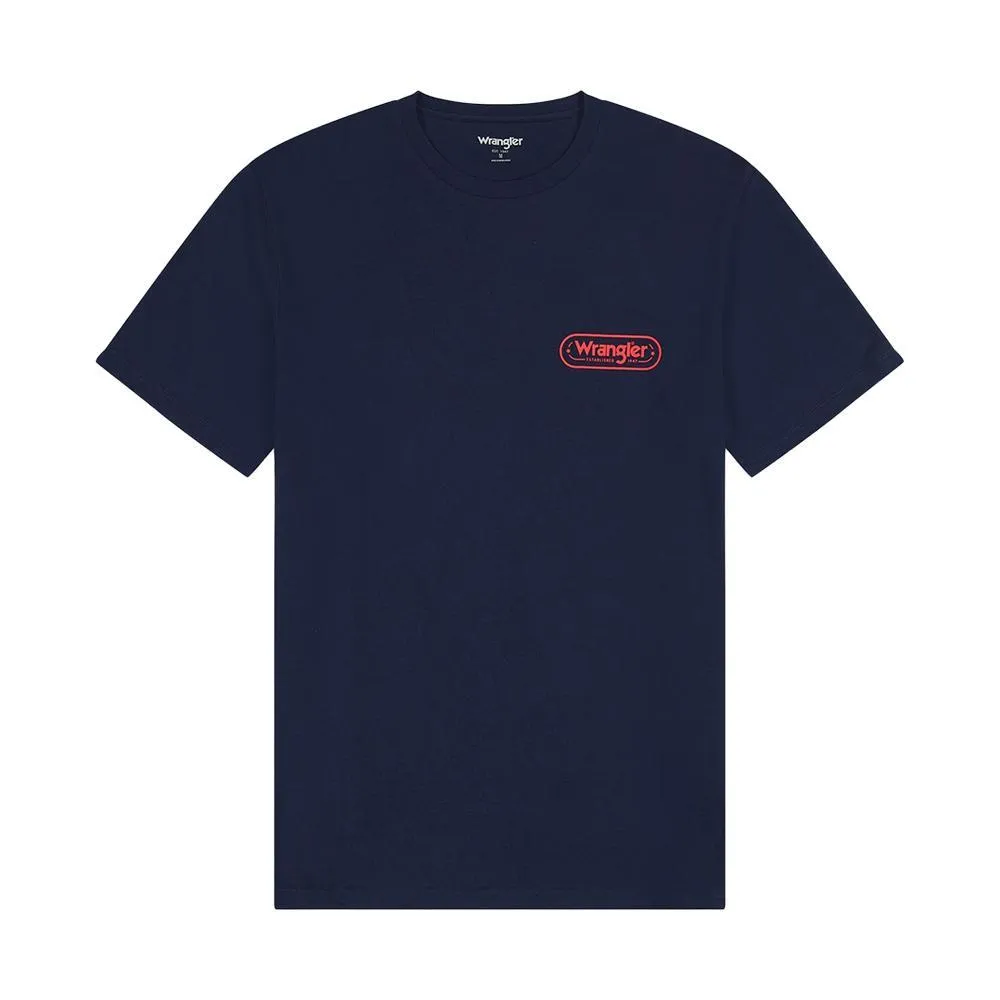  T-SHIRT WRANGLER. BLU 