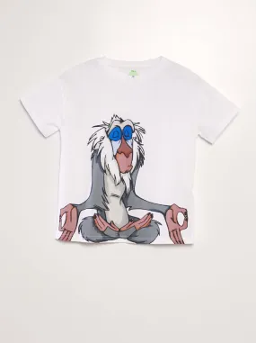 T-shirt 'Rafiki' a maniche corte - BIANCO