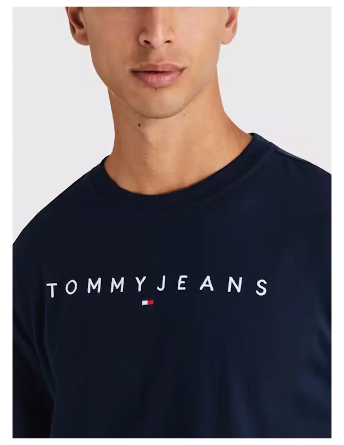 TOMMY JEANS T-SHIRT UOMO REG LINEAR LOGO