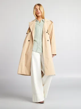 Trench lungo fluido - BEIGE