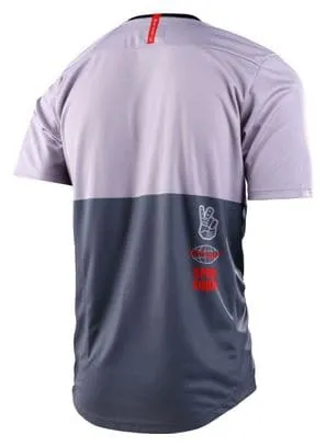 Troy Lee Designs Flowline Short Sleeve Jersey Grey/Dark Grey