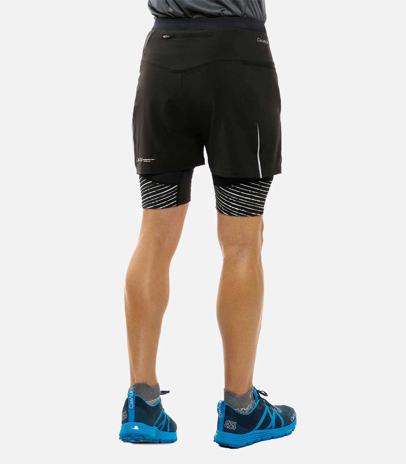 TWIN SHORTS- Uomo Pantaloncini 3D-FLEX® da Trail Running