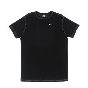 Vestito Donna Nsw Swoosh S/s Dress Black/black/white/white