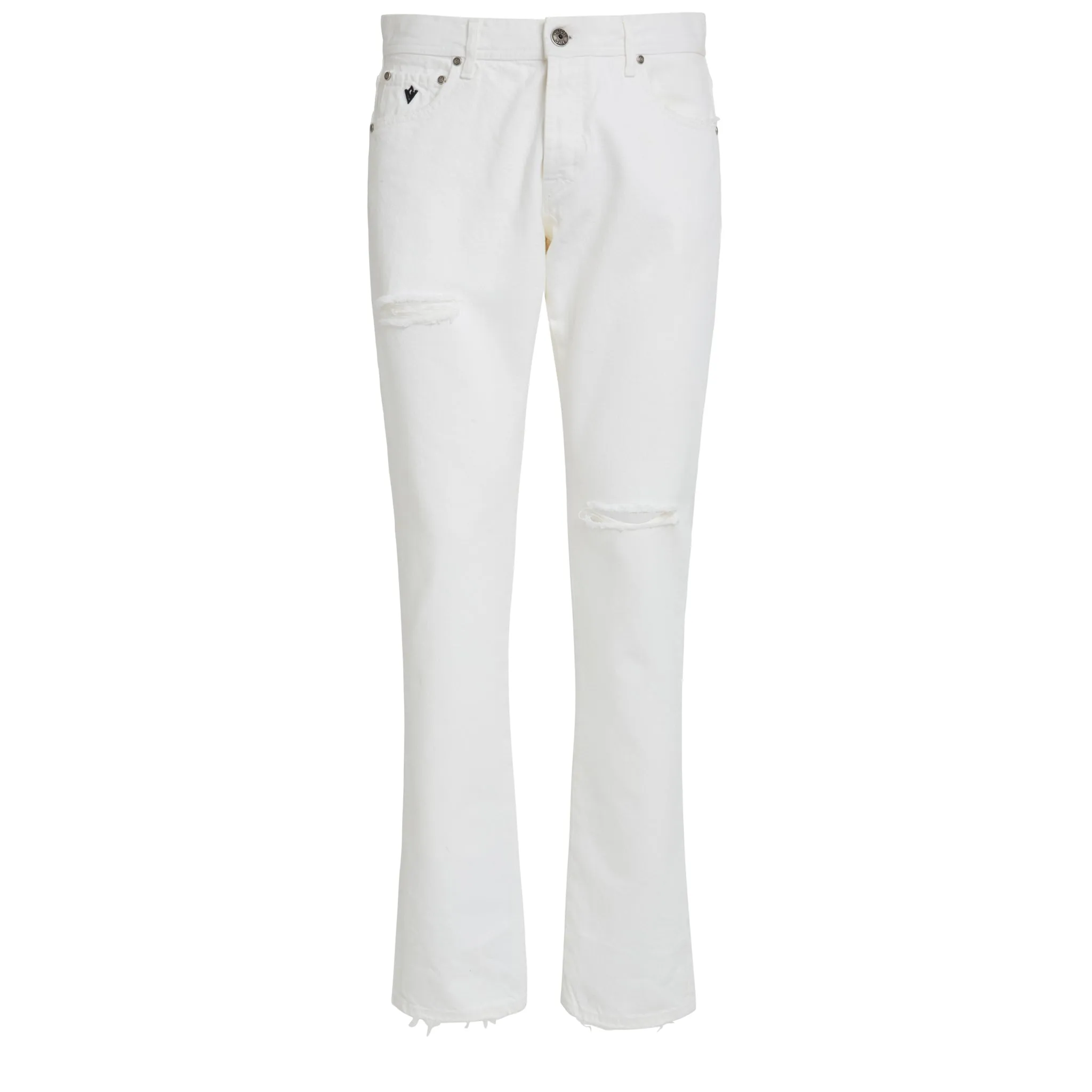 VICTORY GATE  Jeans in denim bianco