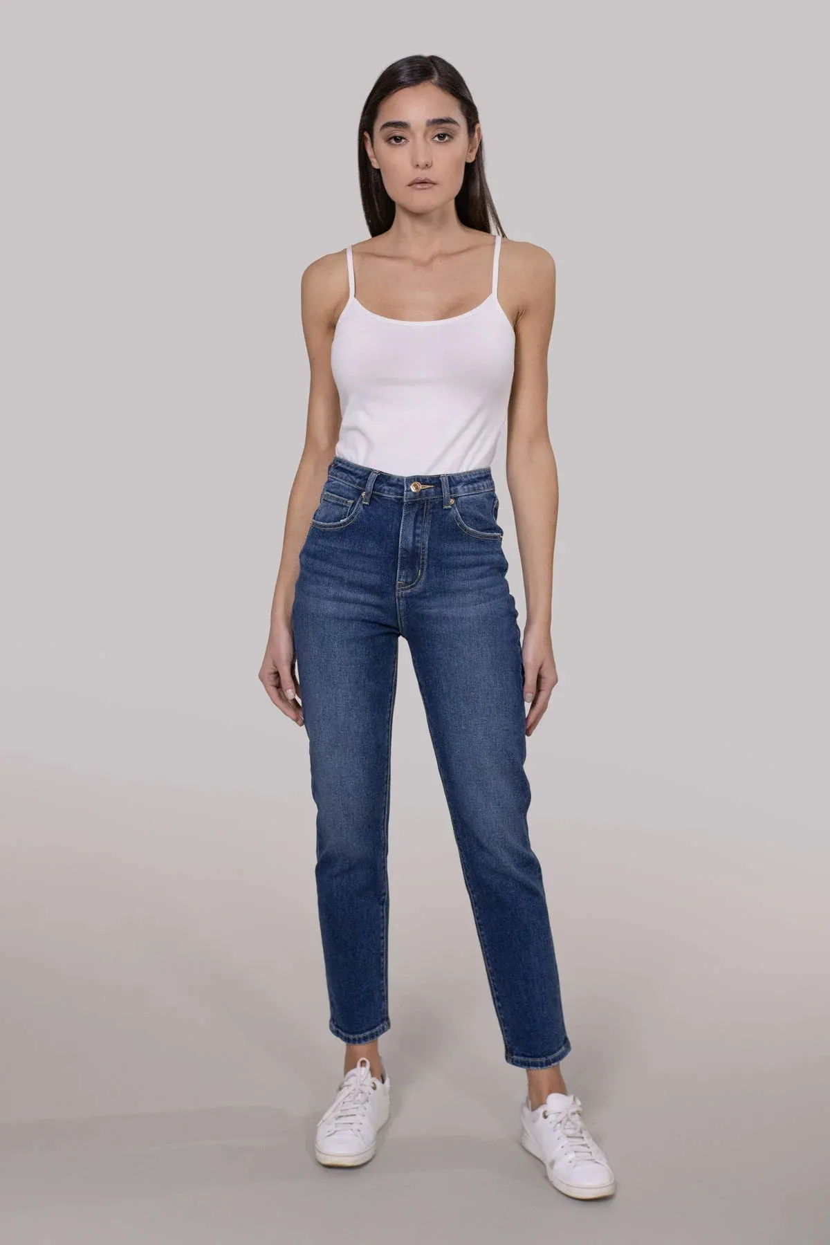 White Wise White Wise Ofelia Jeans Regular High Waist