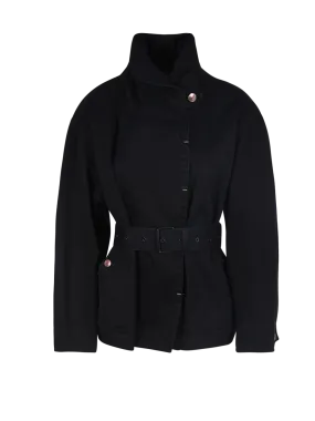 WOMAN ISABEL MARANT ETOILE BLACK COTTON PRUNILLE GB JACKET